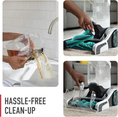 Automatic Carpet Cleaner Machine for Carpet and Upholstery, Deep Cleaning Shampooer, Turquoise