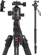 71" Foldable Aluminum Camera Tripod and Monopod, Adjustable Photography Tripod Stand for Cameras and Video