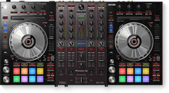4-Channel Professional DJ Controller with Performance Pads and Dual Jog Wheels