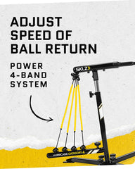 Adjustable Height Baseball Swing Trainer, Batting Practice Training Equipment for Hitting and Swing Skills